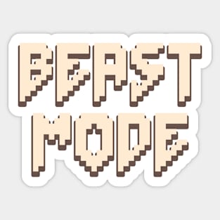 Beast Mode Sticker